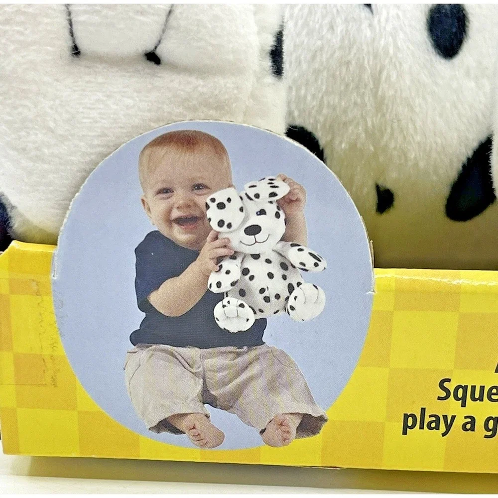Kids 2 Peek-A-Boo PJ Puppy Dog Play To Learn Soft Toys Floppy Ears Dalmatian